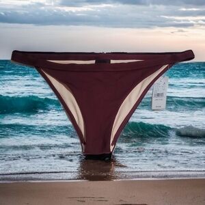 💥NEW💥 LA HEARTS 💕 - Wine Bikini Bottom